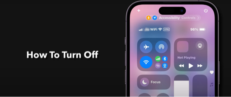 words"How to turn off VPN"