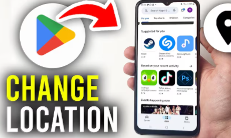 change ip location on a phone