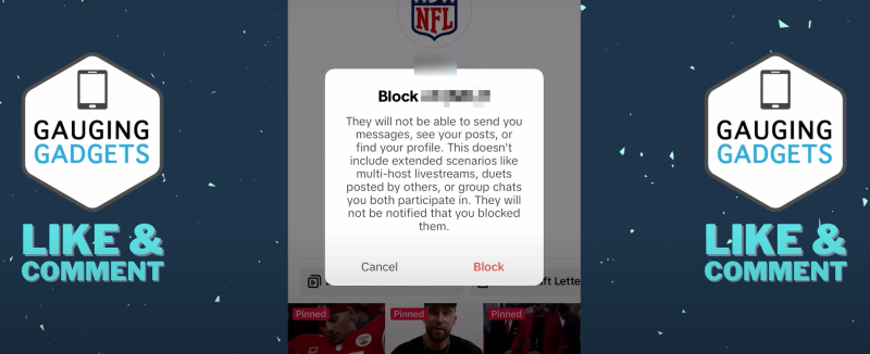 block someone on tiktok