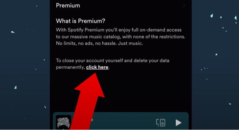 step-by-step guide to delete spotify account