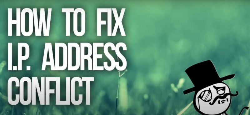 steps to resolve ip conflicts