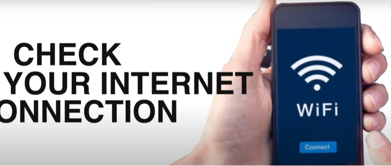 check internet connections