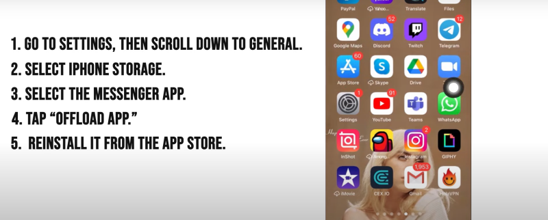 reinstall messenger