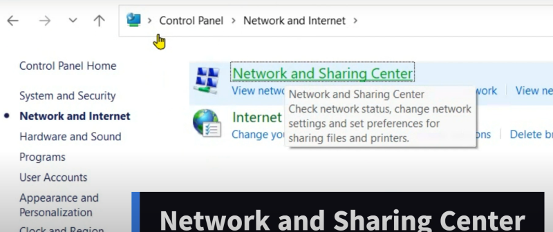 reset network settings