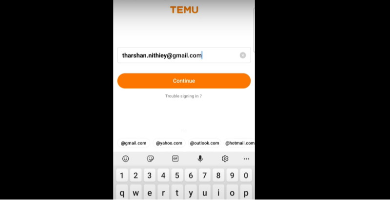 email-only registration options