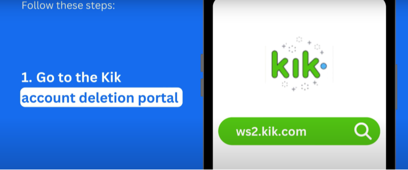 how to delete your kik account