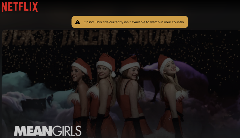 regional restrictions on netflix