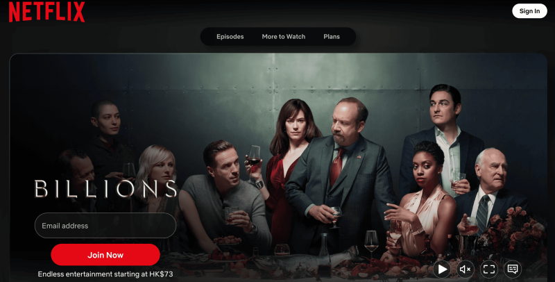 where can you watch billions