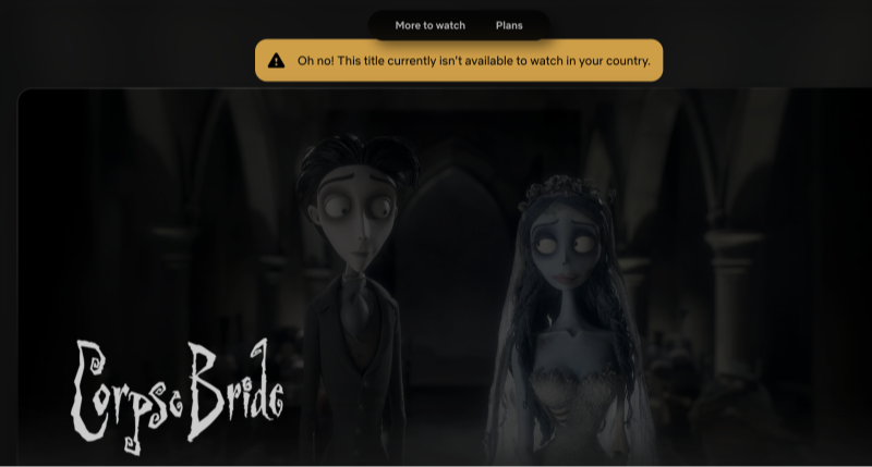 where to watch corpse bride