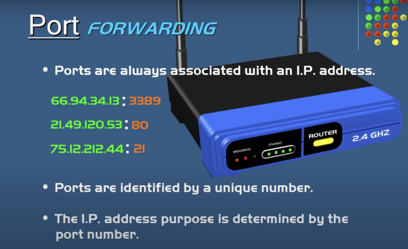 security considerations for port forwarding