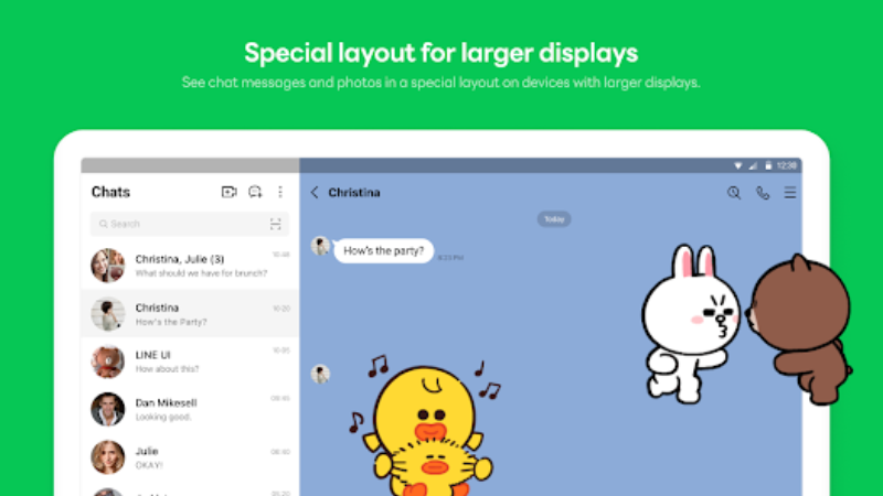 line's built-in security features