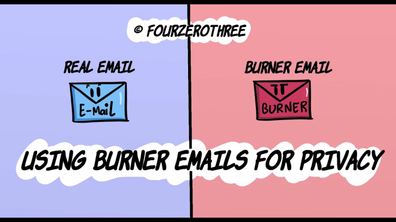 pros and cons of using a burner email