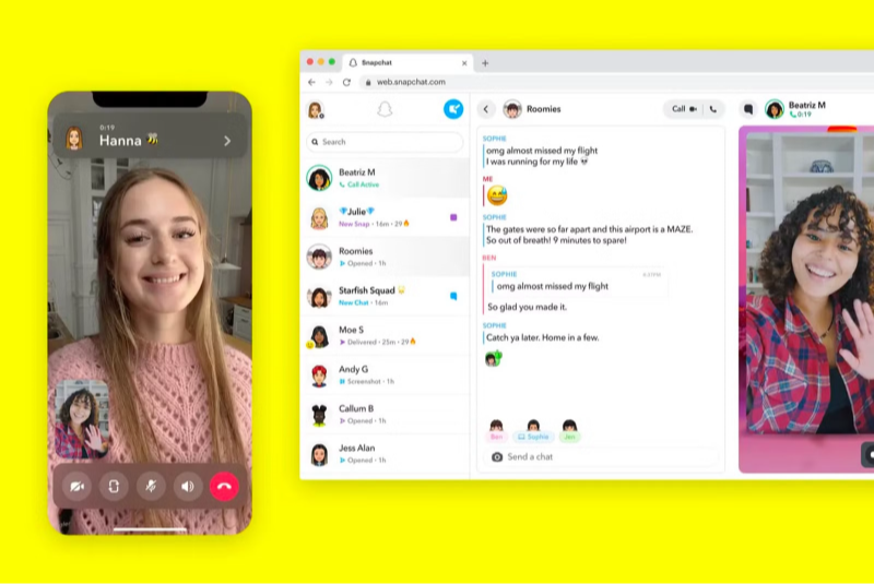 which snapchat features are affected