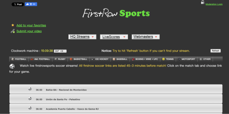 firstrow sports banned in the uk