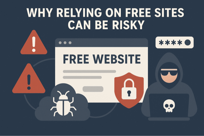 why relying on free sites can be dangerous