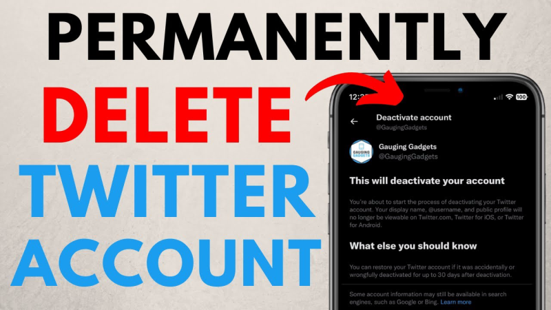 why delete twitter account