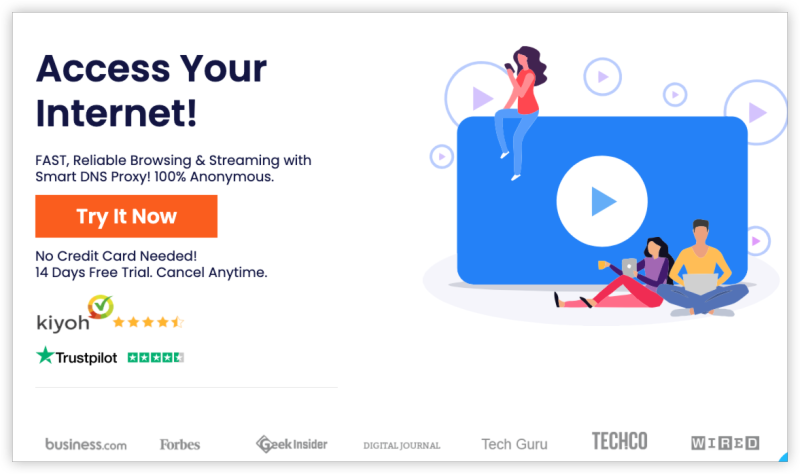 Use a Smart DNS Service to watch pornhub