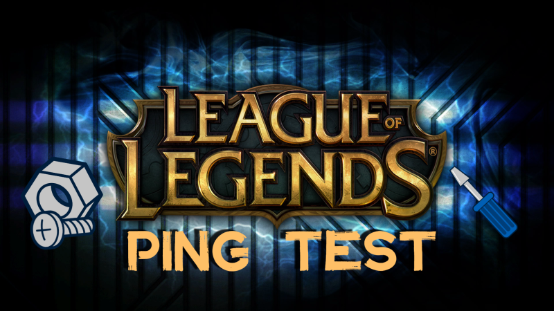 what is a league of legends ping test