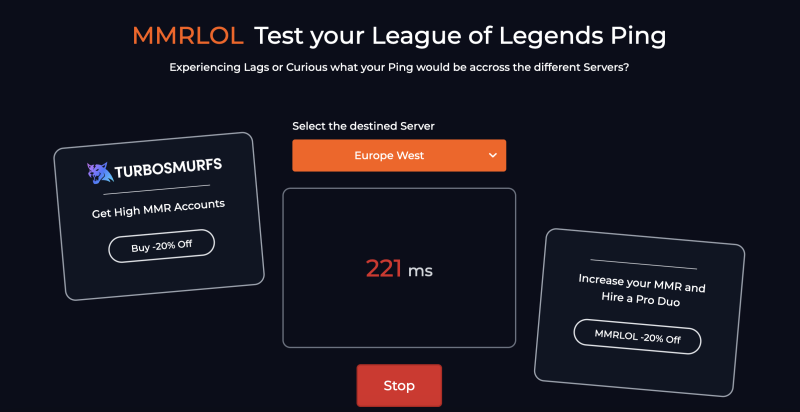 mmrlol.gg lol ping test tool