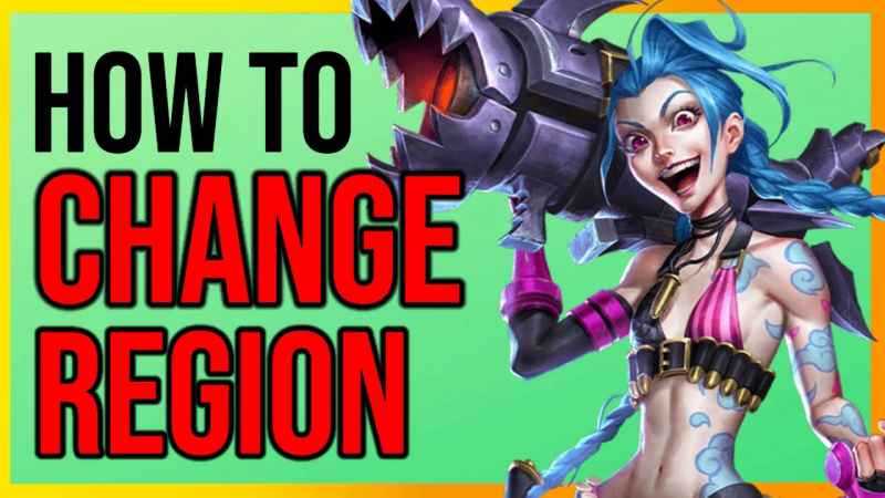 how to change regions in lol