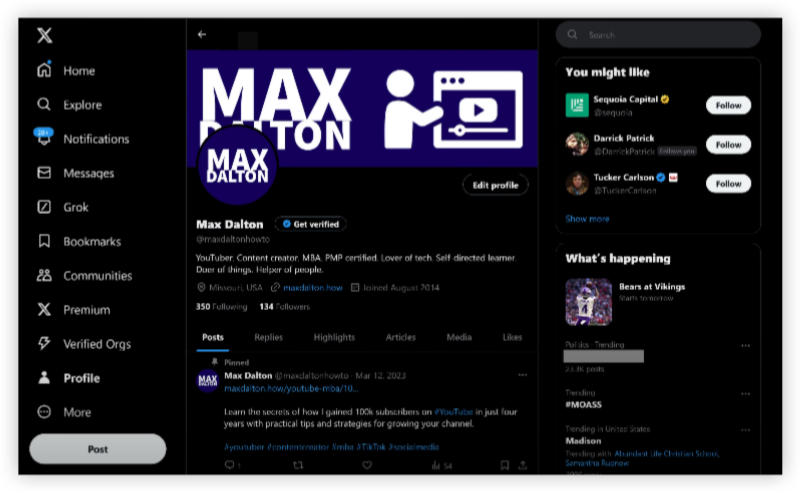 Go to twitter.com and log into your account.