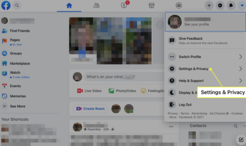 facebook privacy settings on desktop