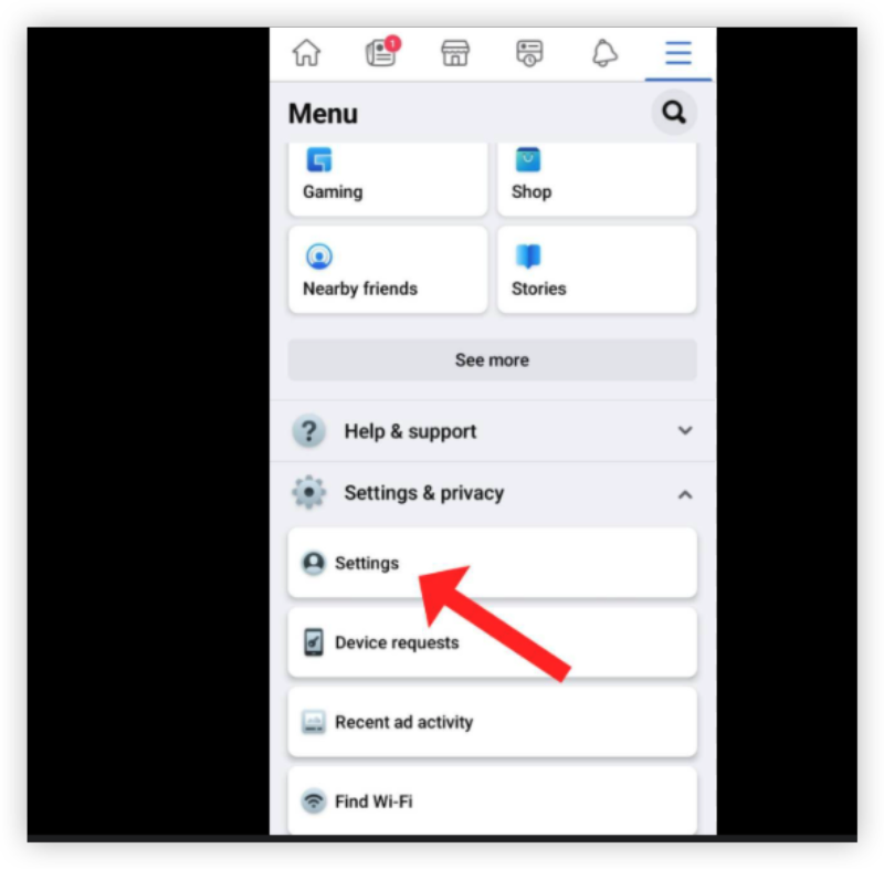 facebook privacy settings android
