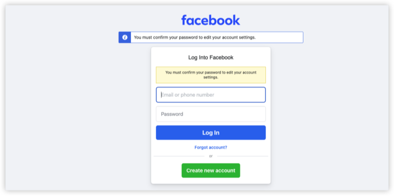 facebook login on desktop