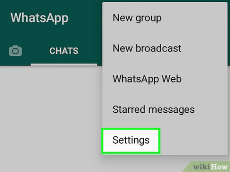 unblock via settings