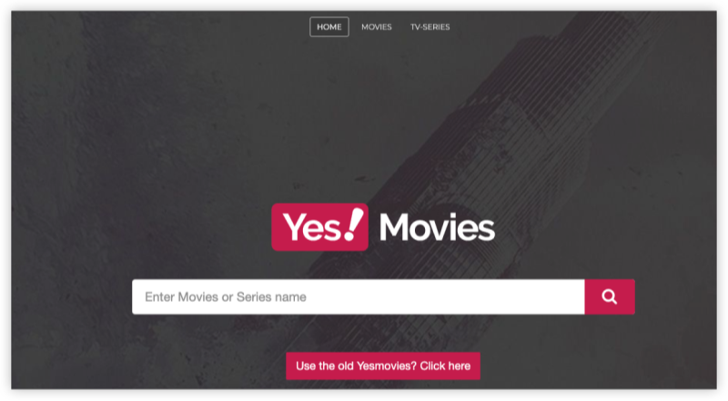 YesMovies official website