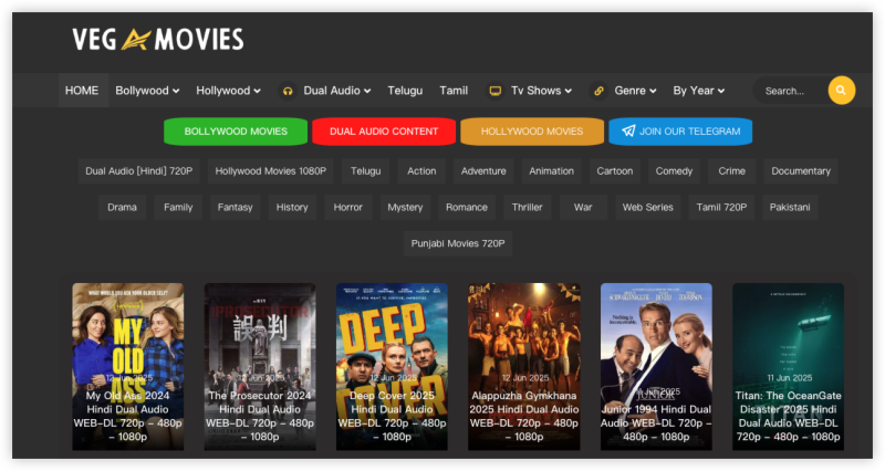 vegamovies official website