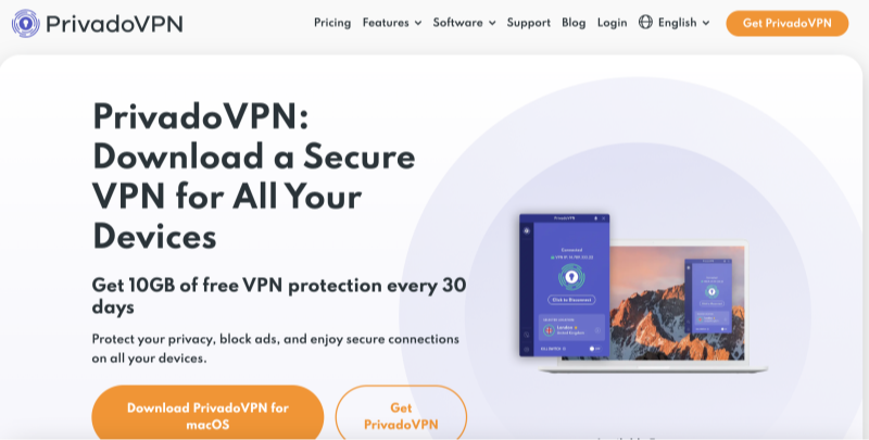 privado vpn free