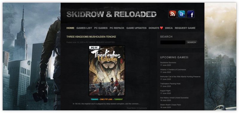 SkidrowReloaded official website