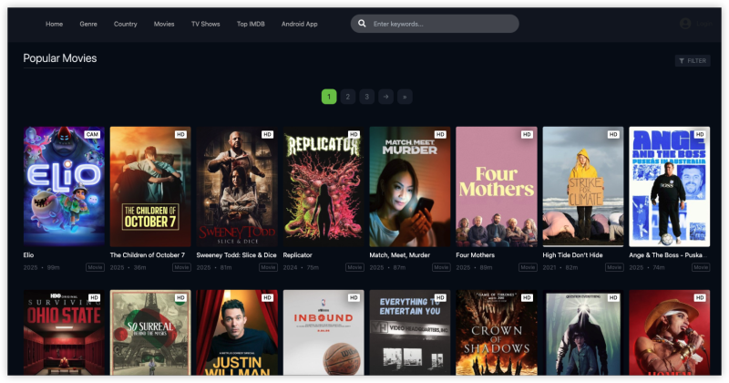  FlixHQ movie category