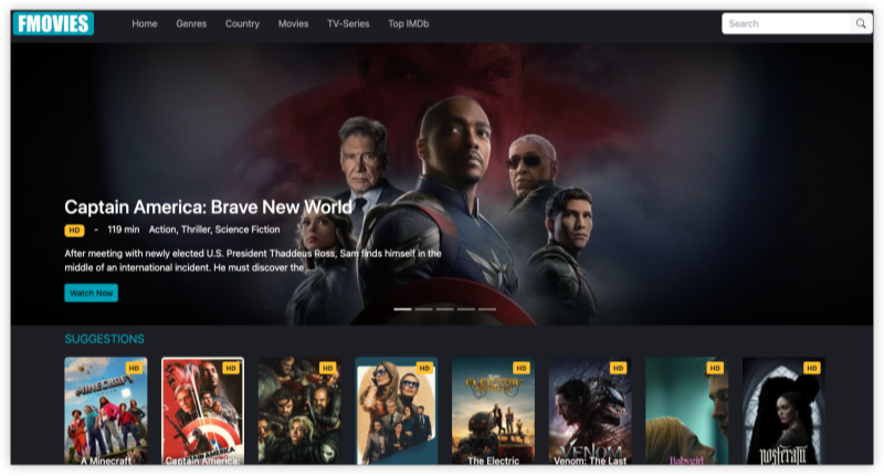 fmovies homepage