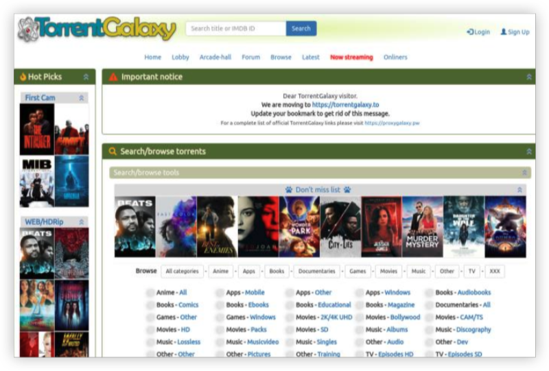 TorrentGalaxy