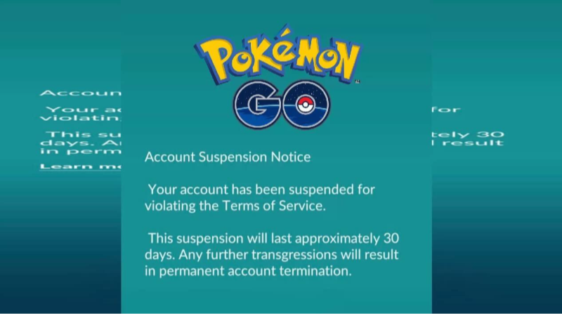 why get a pokemon go ban