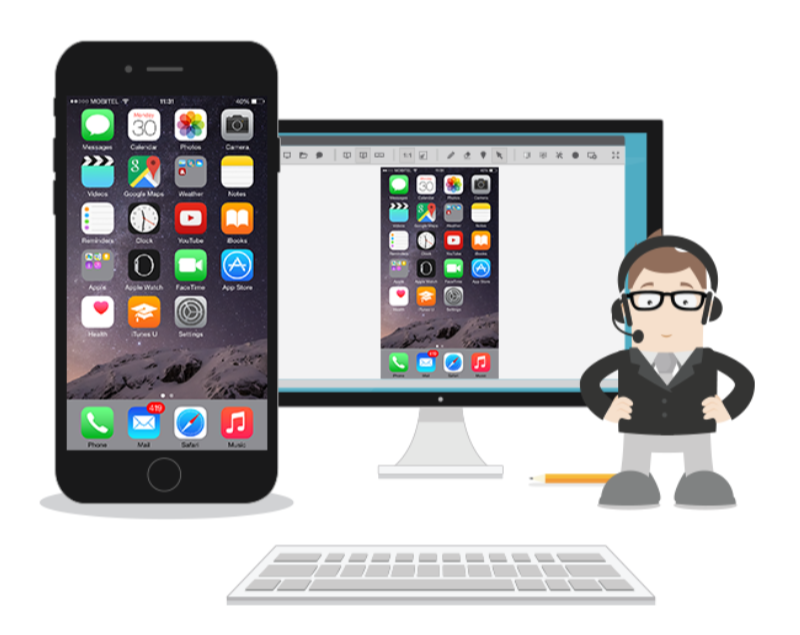 control an ipad remotely from an iphone