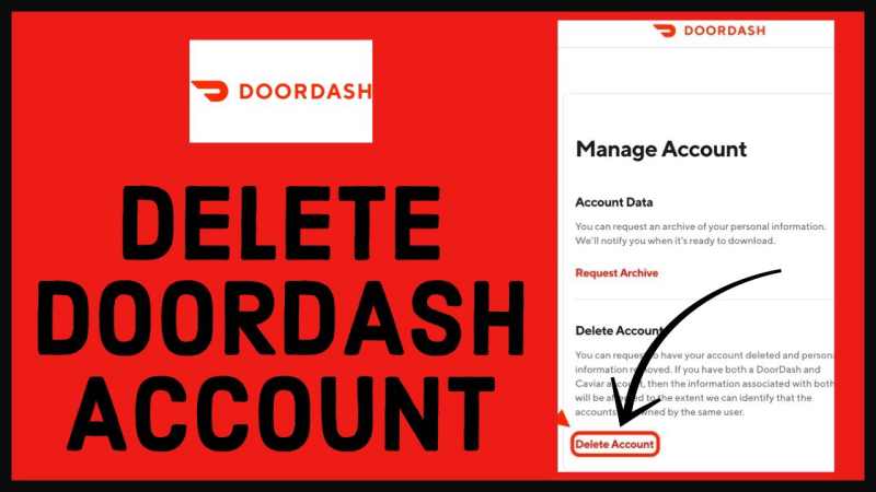 why do people delete their doordash account