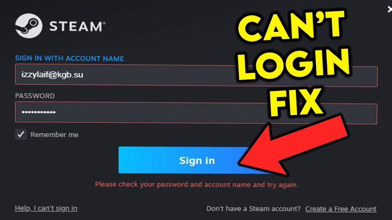 help i can't log in