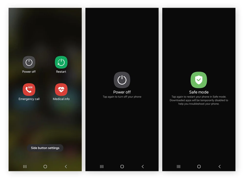 active safe mode on android