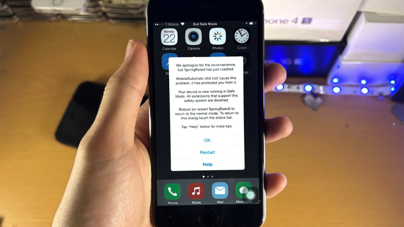 active safe mode on ios