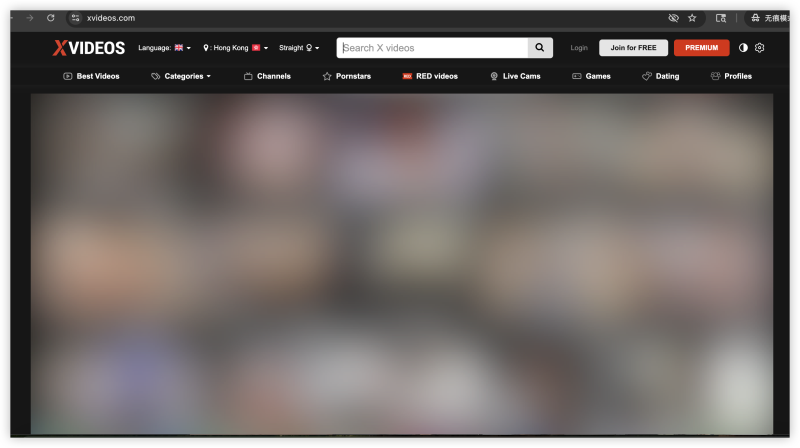Use HTTPS to access xvideos