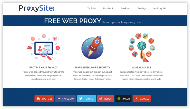 proxysite official website