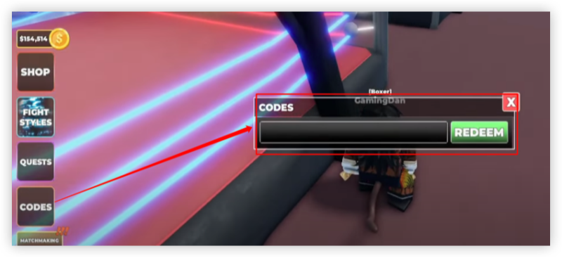 Paste or type a code exactly (it's case-sensitive!). Click Redeem