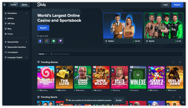 stake official website