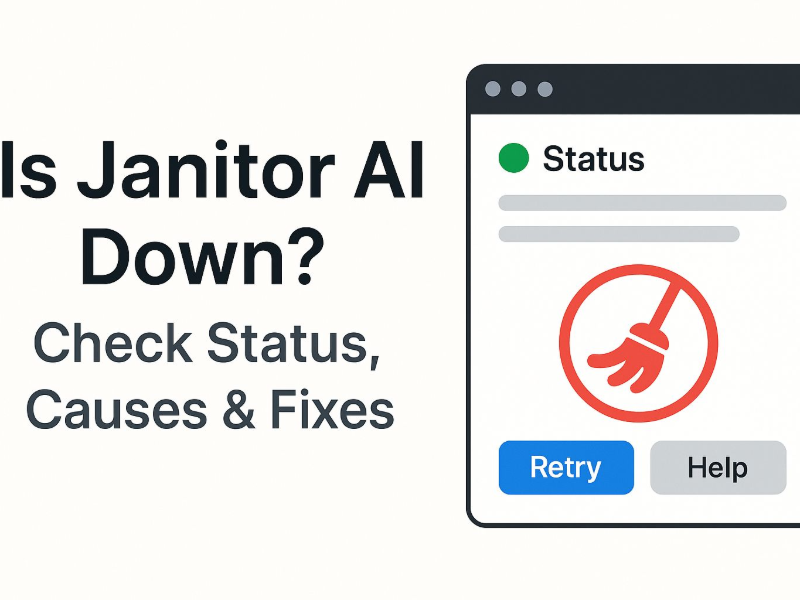 Is Janitor AI down