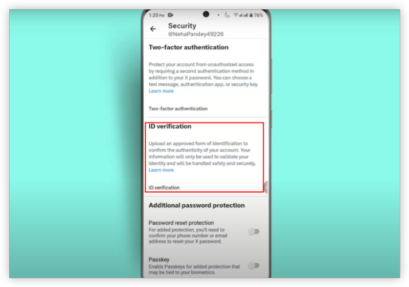 Go to Your Account > Account Information