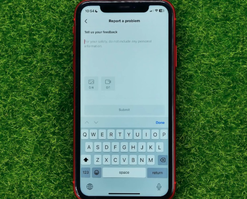 Explain the Issue to tiktok