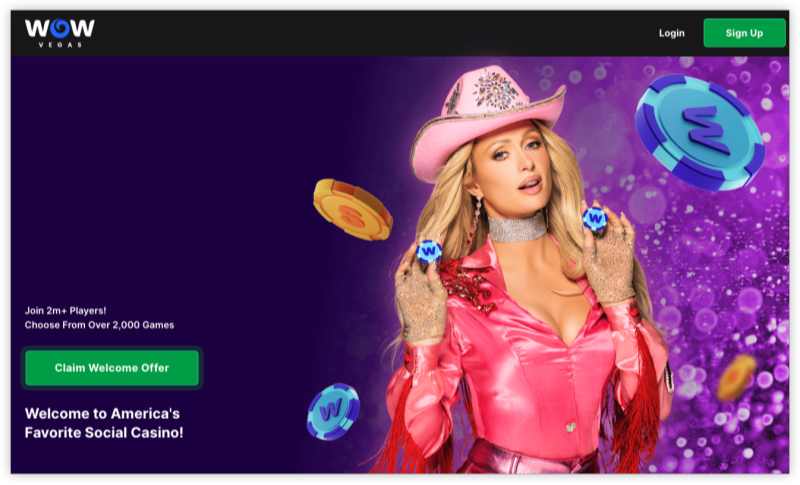wow vegas official website